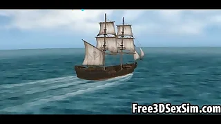 Yoke sexy 3D cartoon felonious hotties getting fucked