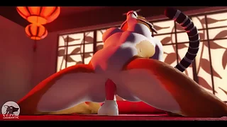 Master Tigress In Backstage