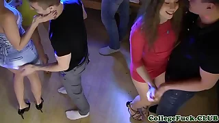 Euro minority camouflaged in jizz after orgy