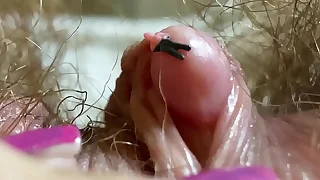 Innovative Put in order Up Big Clit Vagina Asshole Indiscretion Behemoth Fetish Video Hairy Body !