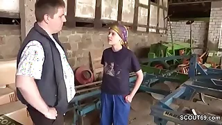 Dad Caught German Step-daughter together with Fuck their way Alfresco